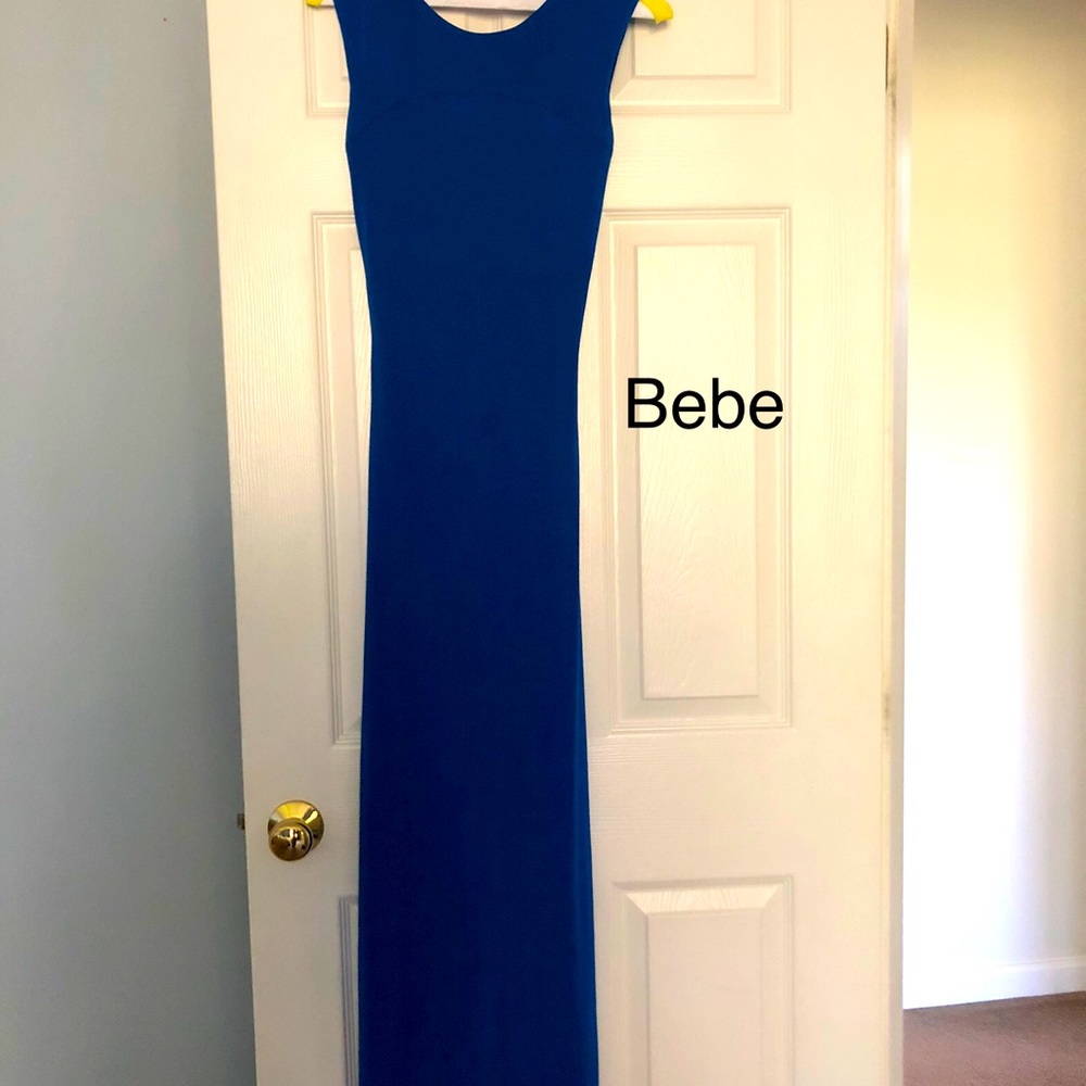 Cobalt blue cotton dress